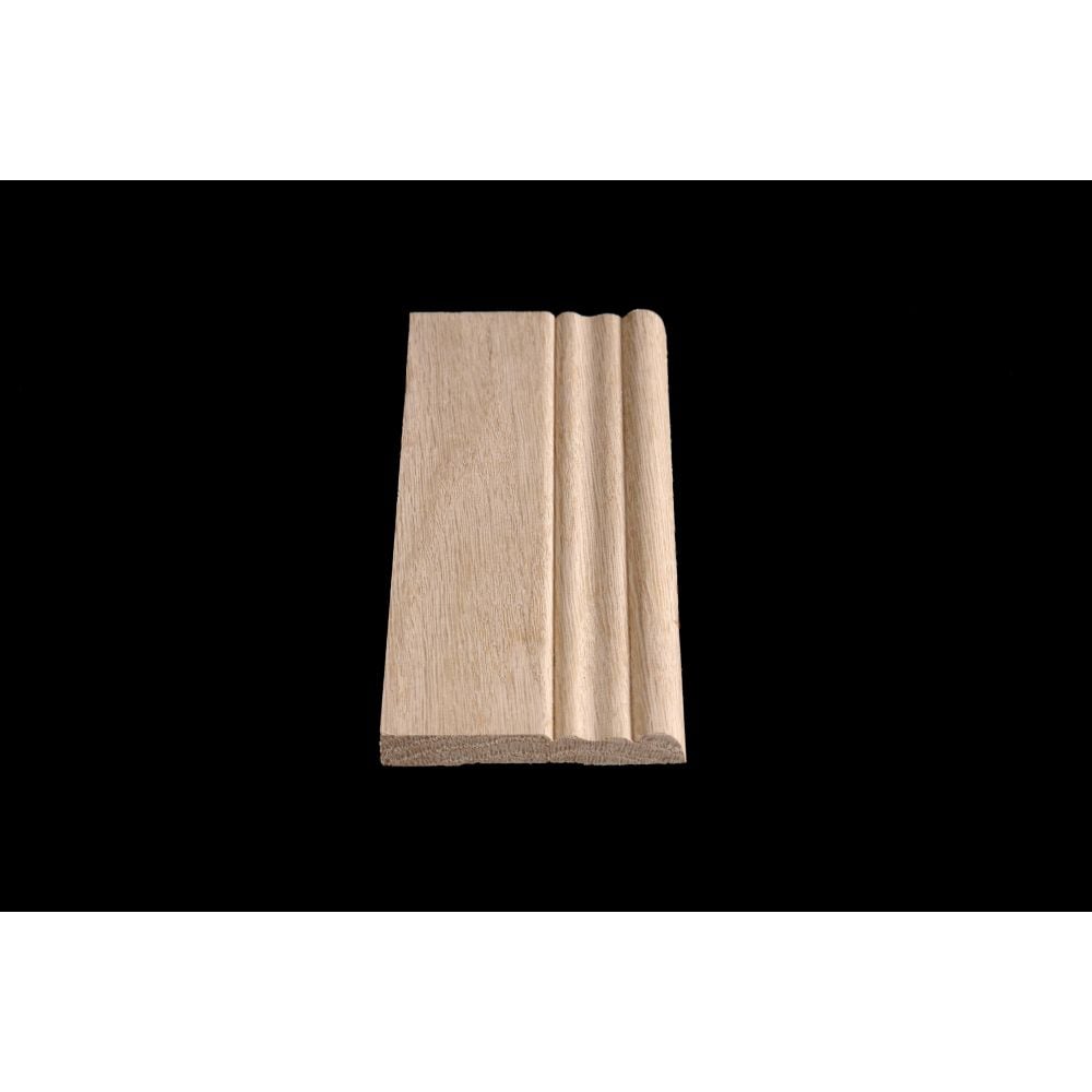 3/8-inch x 3 1/8-inch x 96-inch Oak Colonial Base