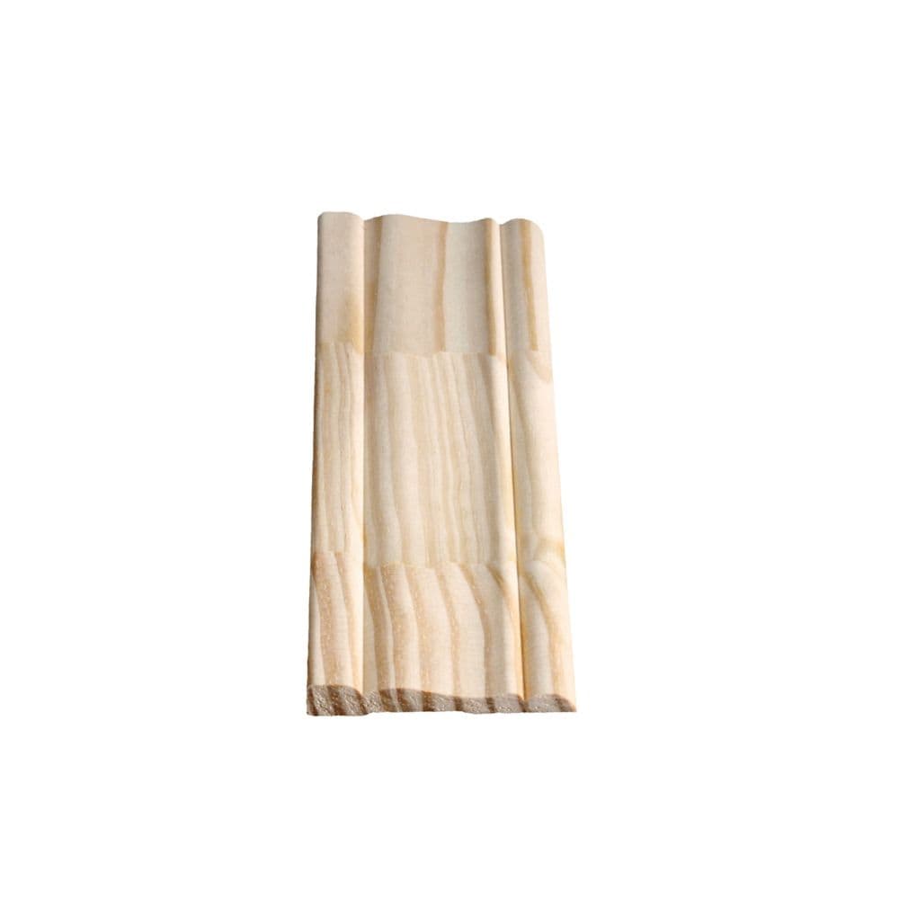 3/8 In. x 2-1/2 In. x 7 Ft. Finger Jointed Pine Colonial Casing