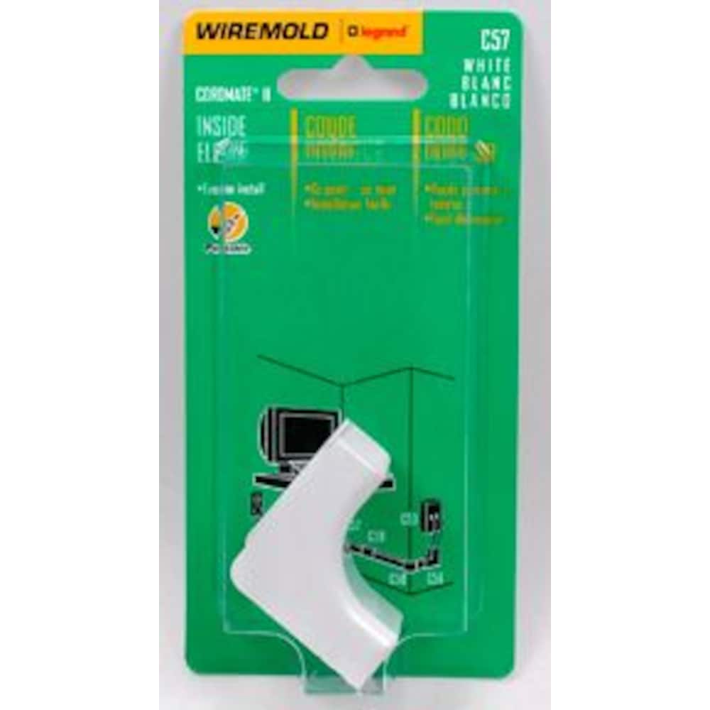 Coude intérieur CordMate II en plastique blanc