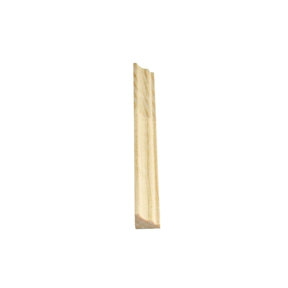 1/2 In. x 3/4 In. x 8 Ft. Finger Jointed Pine Panel Moulding