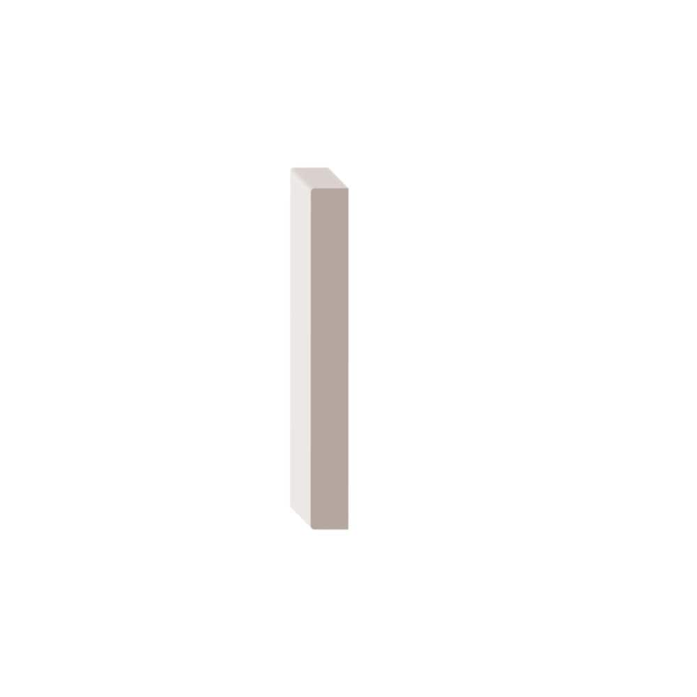 5/8-inch x 4-inch x 96-inch MDF Primed S4S Moulding