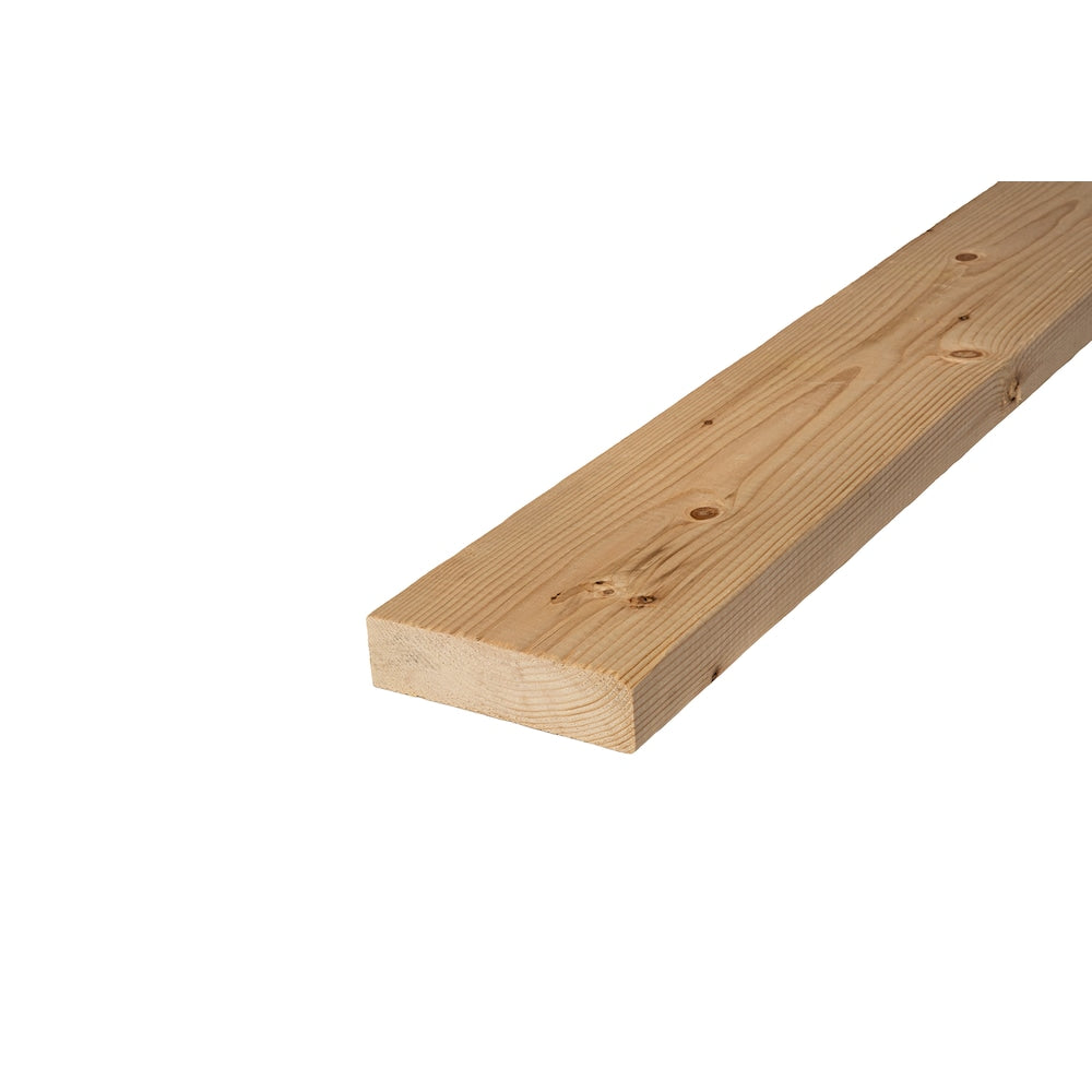 2-inch x 6-inch x 93 1/4 inch SPF Select 2Btr Grade Lumber