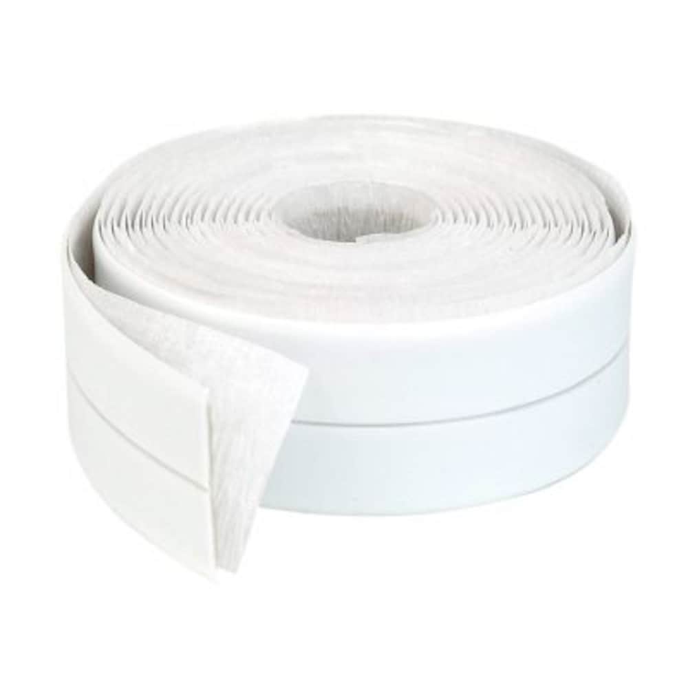 Joint de contour en plastique pour baignoire de 3/8 po x 1 1/2 po x 132 po