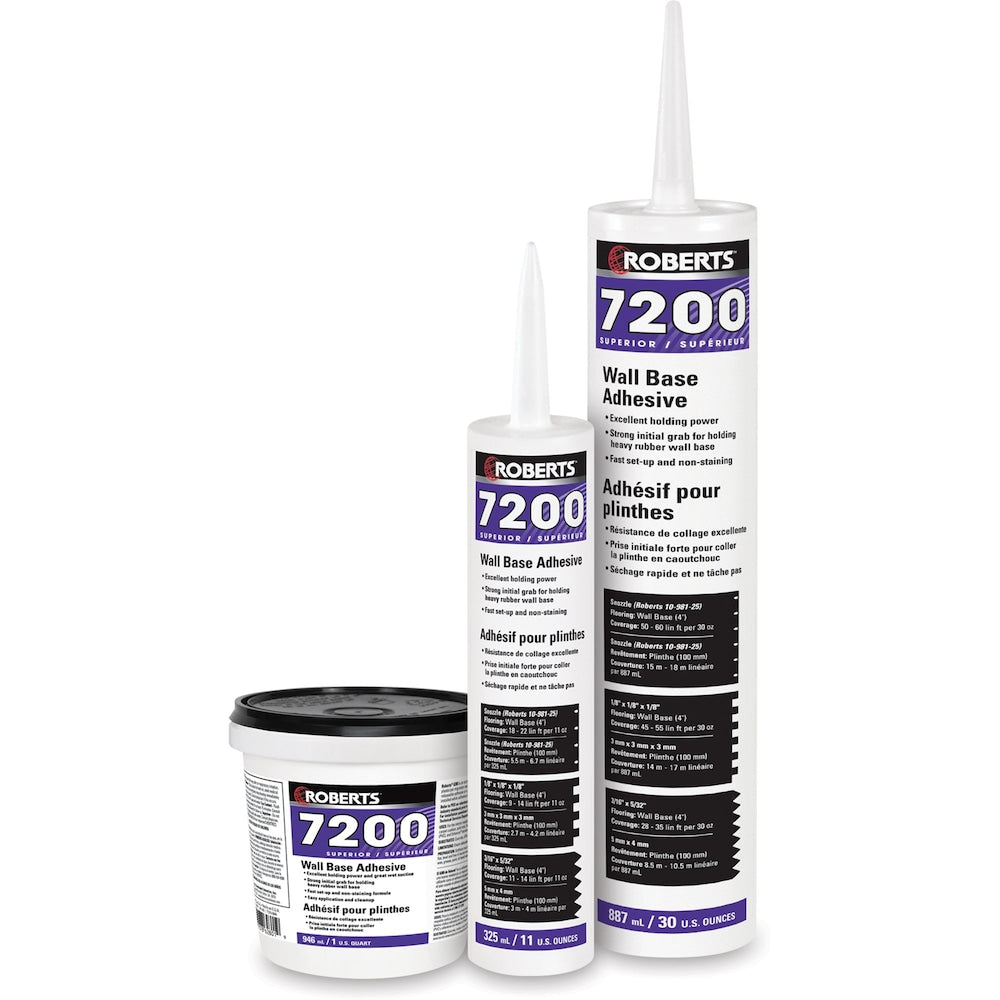 7200, 946mL Wall Base Adhesive, Superior Grade