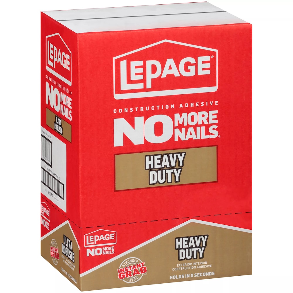 No More Nails Heavy Duty Construction Adhesive, Interior/Exterior, Instant Grab 266 ml