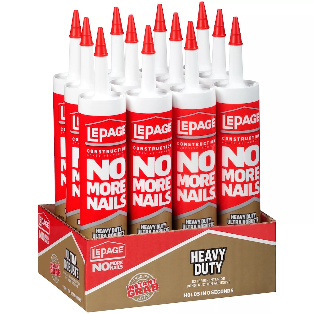 No More Nails Heavy Duty Construction Adhesive, Interior/Exterior, Instant Grab 266 ml