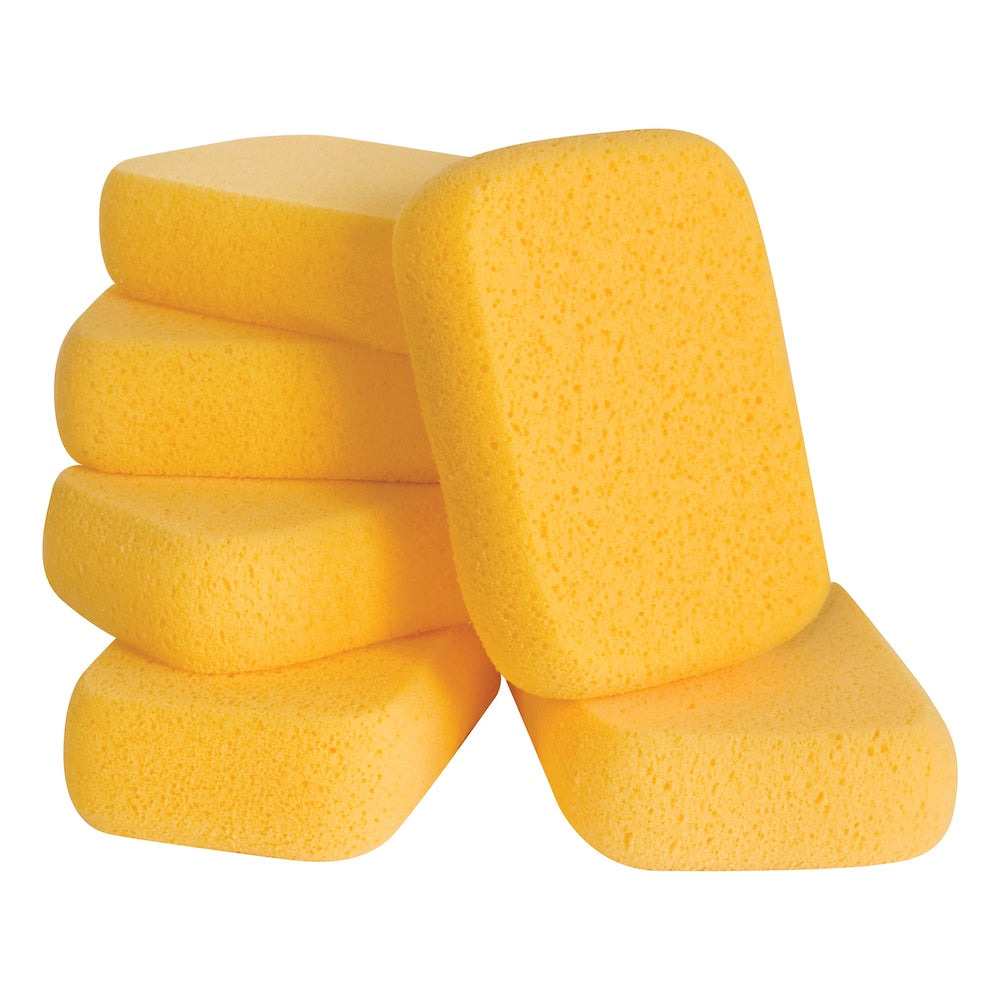 7-1/2 in. x 5-1/2 in. Multi-Purpose Sponge for Grouting, Cleaning and Washing (6pc/pack)