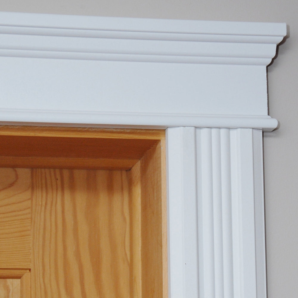 1 3/16-inch x 4 3/16-inch x 42-inch Primed Finger Jointed Pine Architrave Moulding