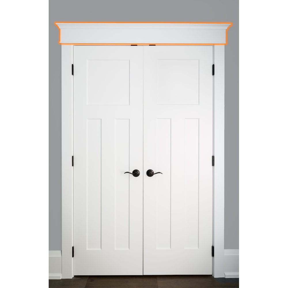 1 3/16-inch x 4 3/16-inch x 42-inch Primed Finger Jointed Pine Architrave Moulding