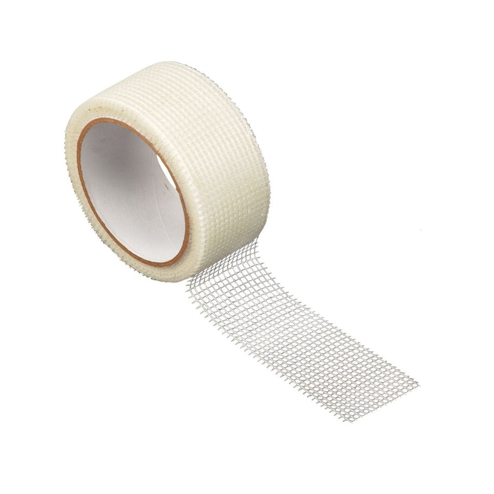 Rouleau de ruban adhésif pour joint de panneau de support d'intérieur résistant aux alcalis de 2 po x 50 pi