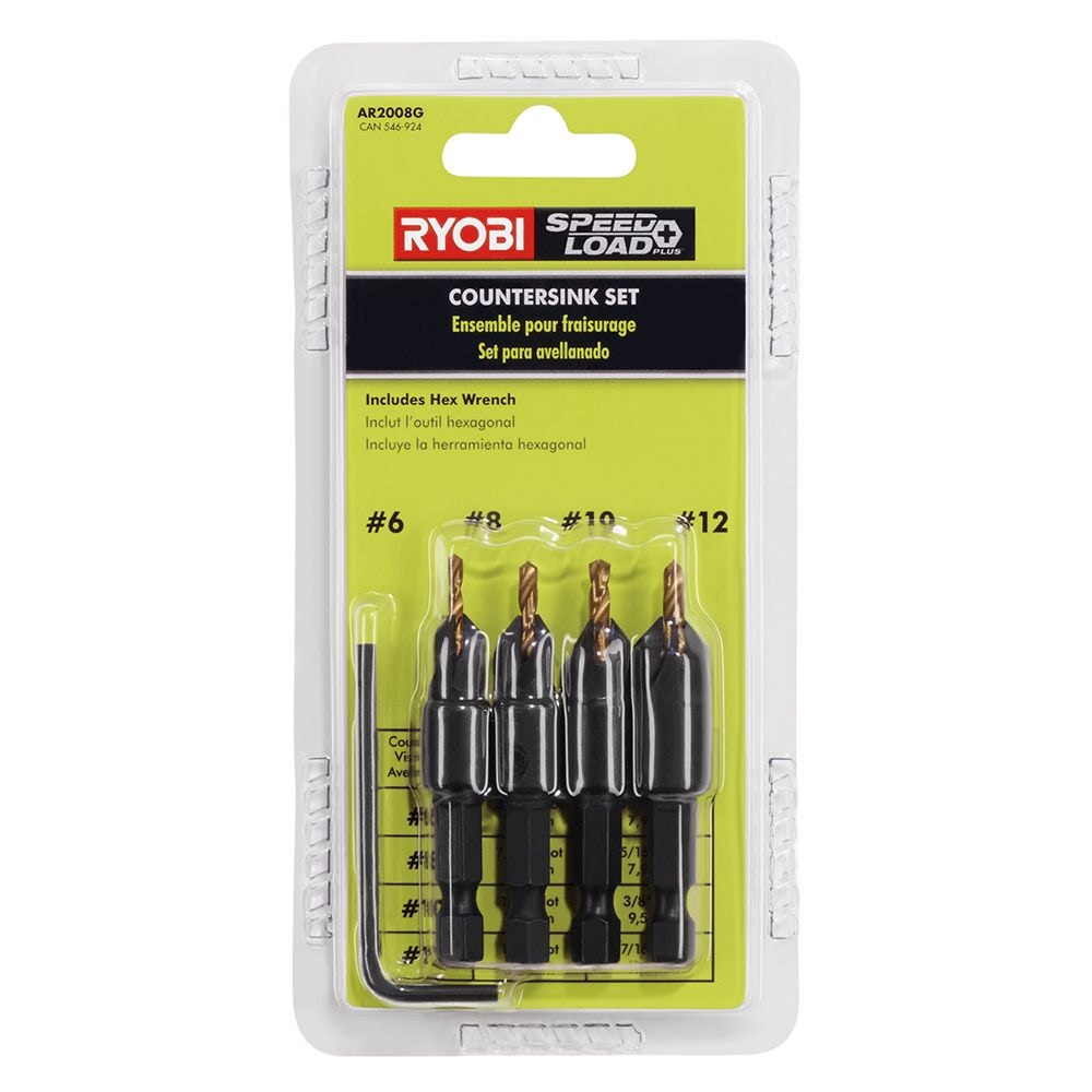 Power Groove Countersink Set (5-Piece)