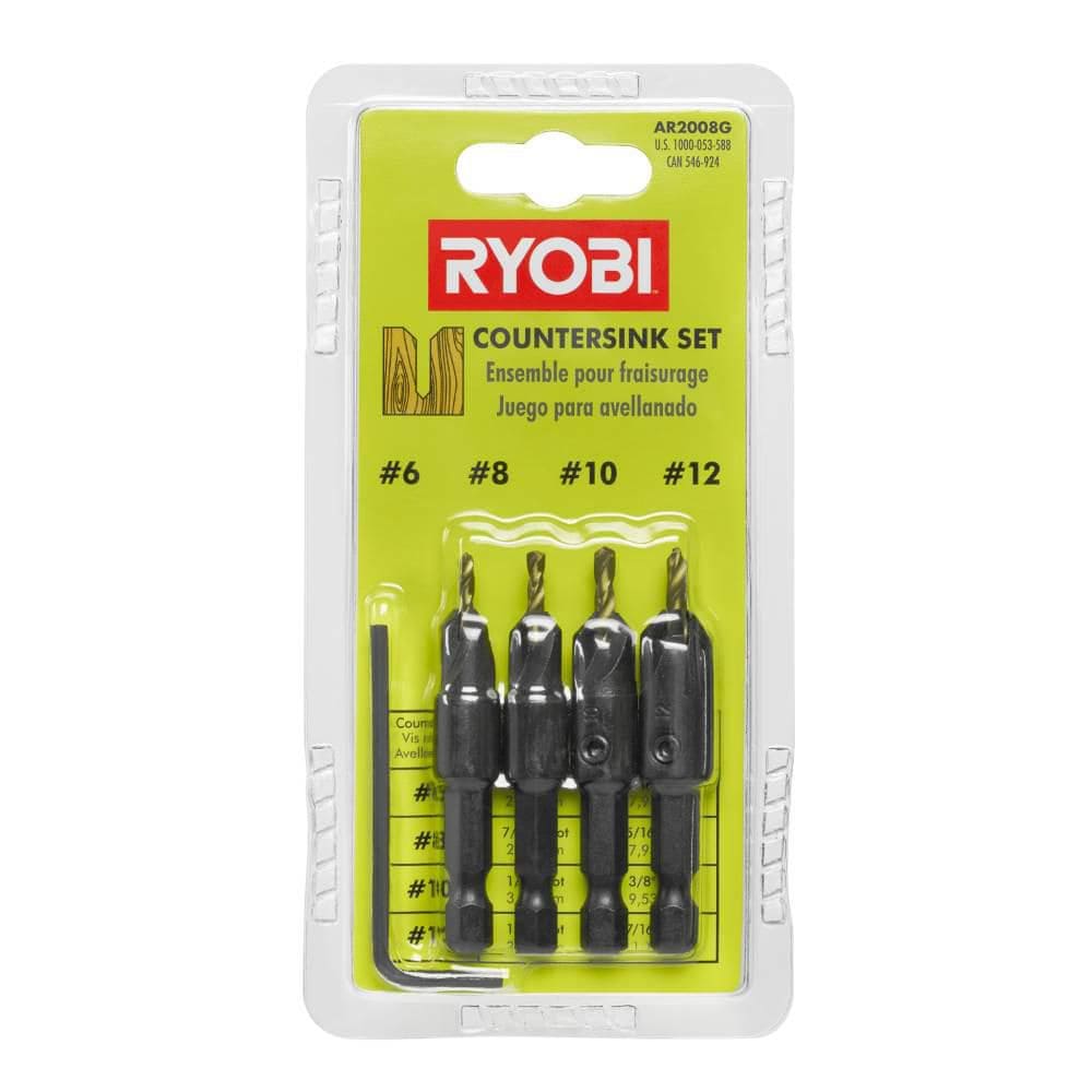 Power Groove Countersink Set (5-Piece)