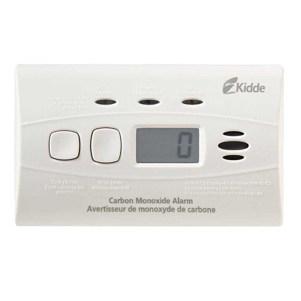 Worry Free Battery Operated Carbon Monoxide Alarm with Digital Display