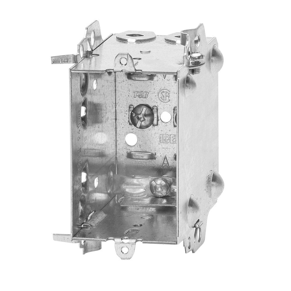 3 x 2 x 3 in. D. Single gang 15.0 cu in. gangable rectangle device box (Pack of 4 units)