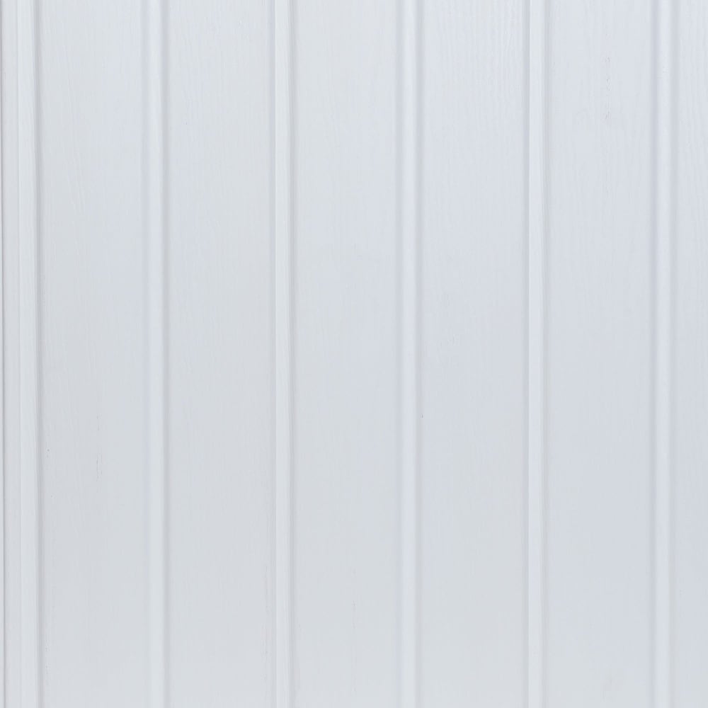 Siding/Solid Soffit (D5) Double 5-inch x 144-inch Vertical White Exterior Vinyl Siding Panel (Piece)