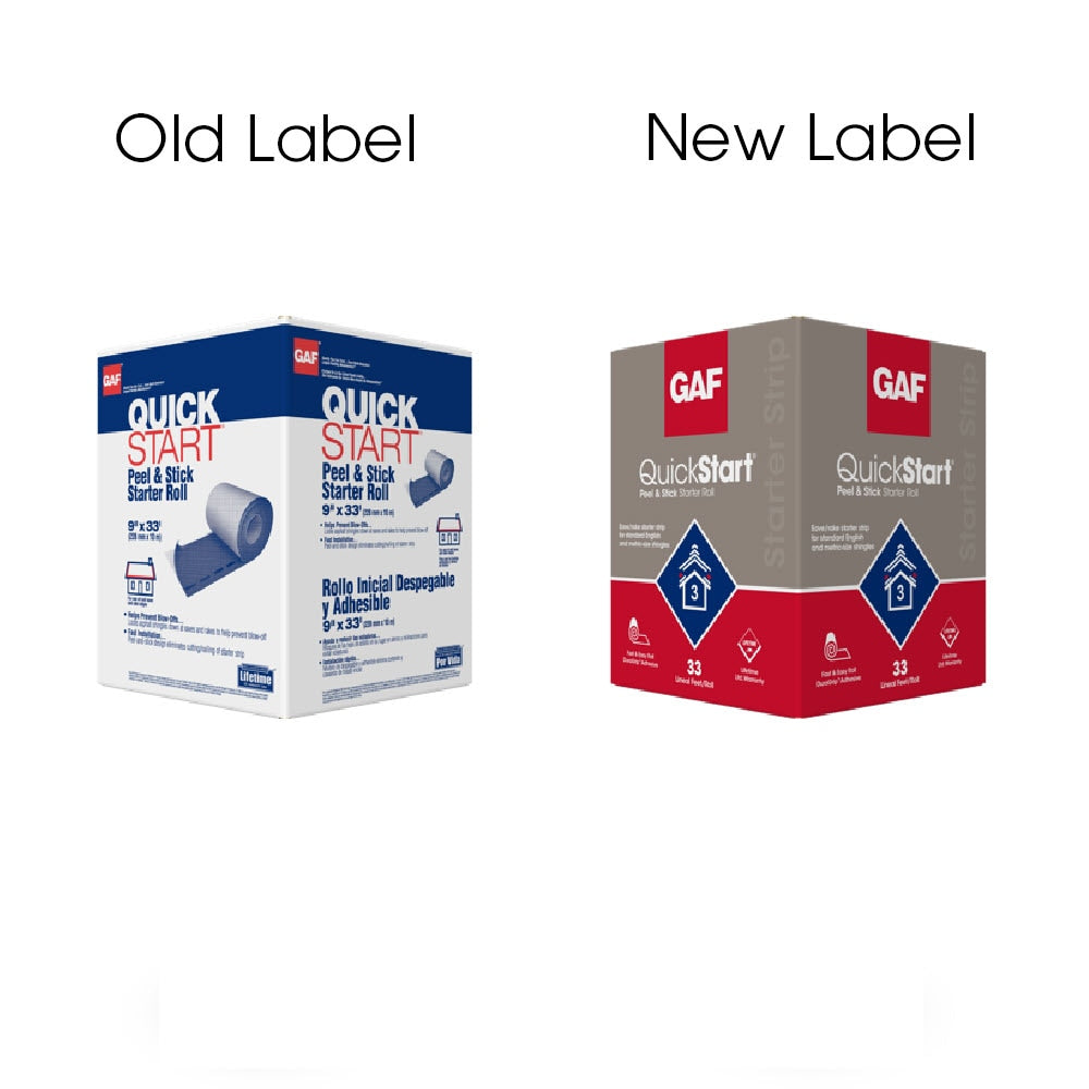 QuickStart 33 lin. ft. Peel and Stick Roofing Starter Shingle Roll