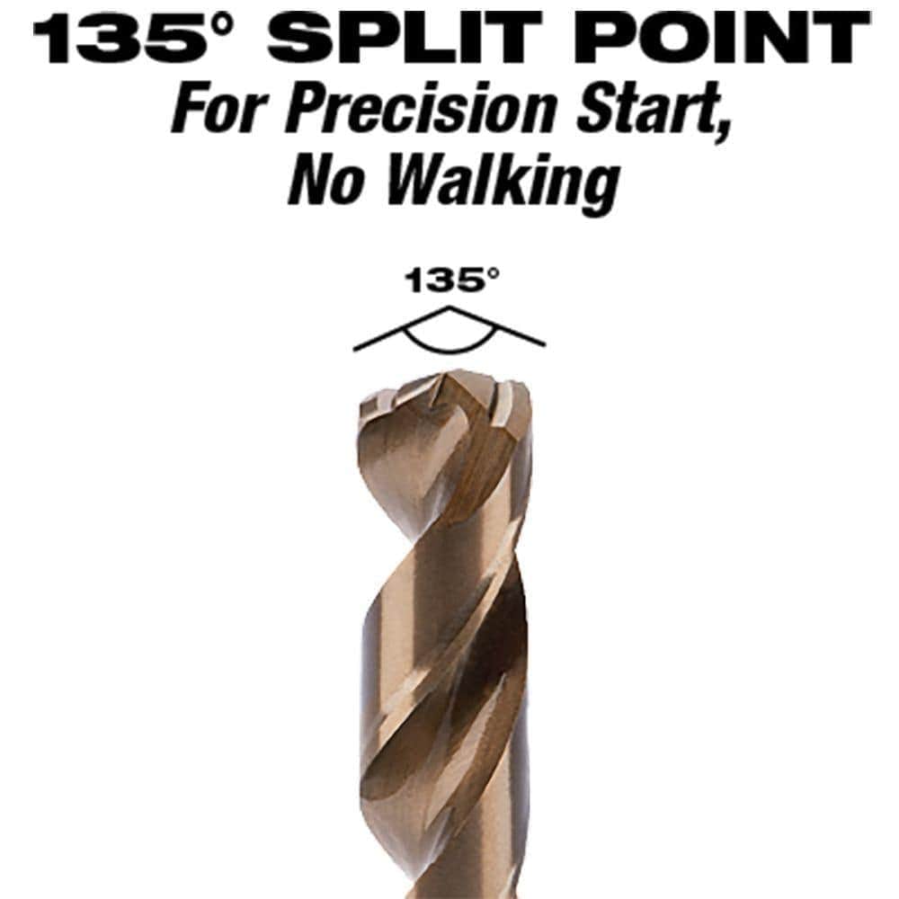 1/8-inch Thunderbolt Cobalt Coated Drill Bit