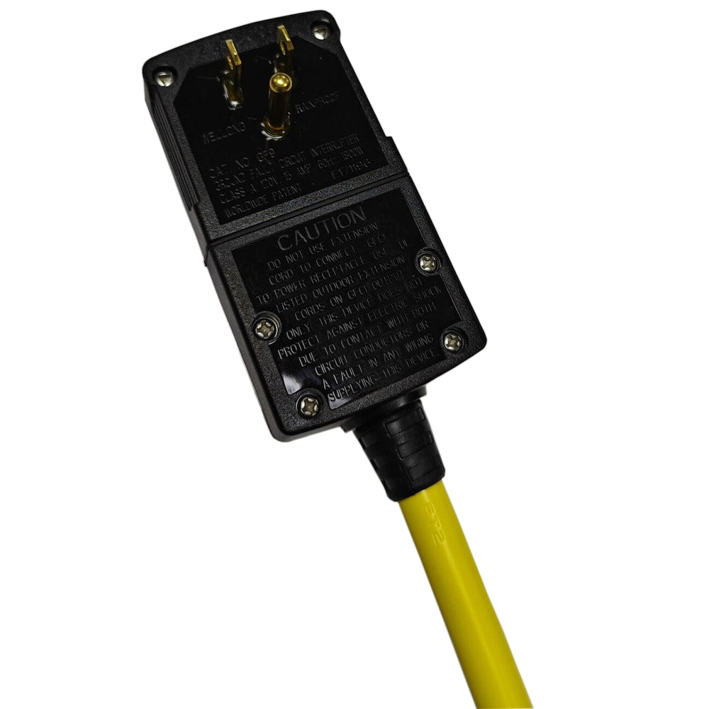 3 ft. 12 Gauge 15 Amps Indoor & Outdoor Heavy Duty Extension Cord, Yellow