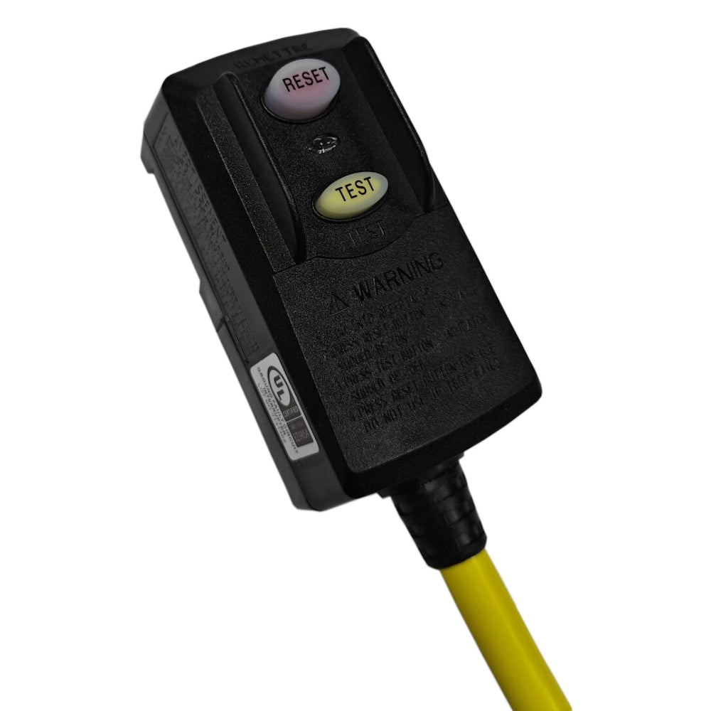 3 ft. 12 Gauge 15 Amps Indoor & Outdoor Heavy Duty Extension Cord, Yellow