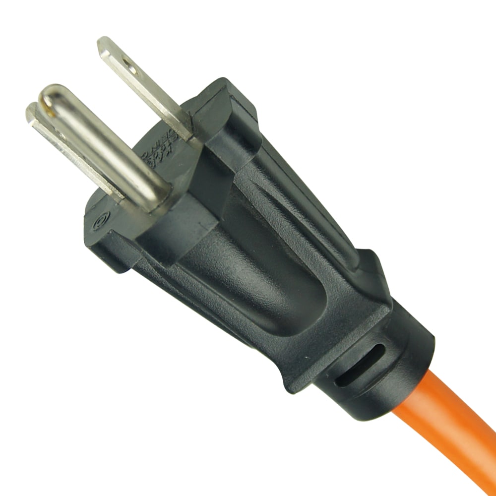 30 ft. 16 Gauge 13 Amps Indoor & Outdoor Light Duty 3-Outlets Extension Cord, Orange