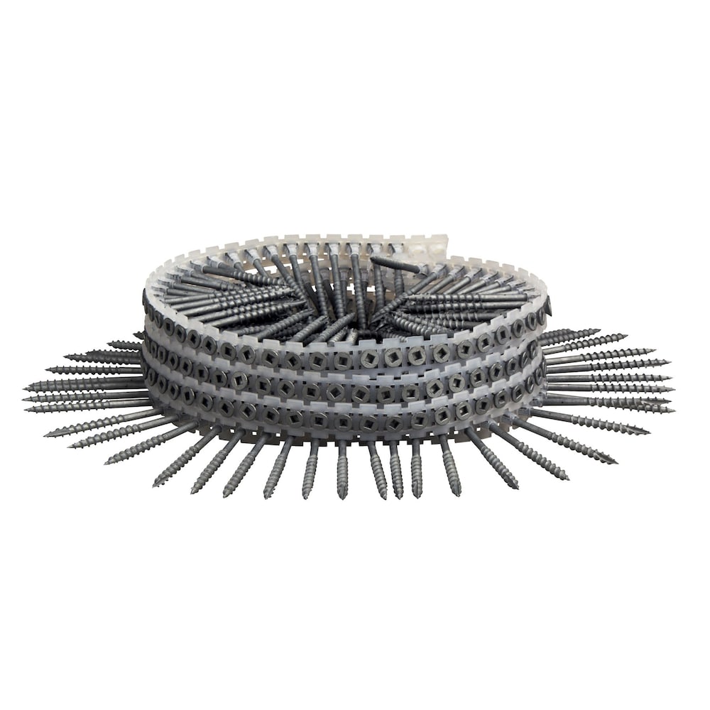 #8 x 2 1/2"" Autofeed Screw Wood To Wood Fine/Coarse SQ2 Ultra Coated Exterior (200-Pack)