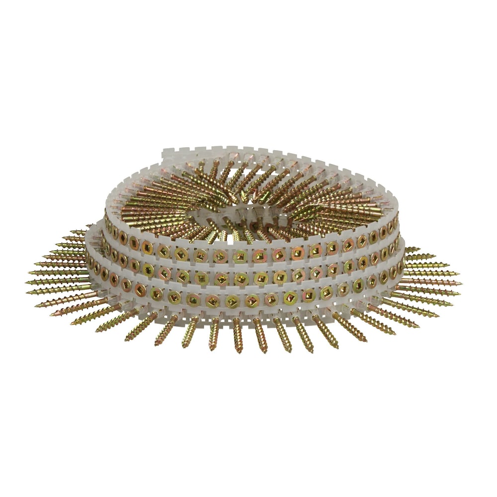 #8 x 1-3/4 Bois sur Bois Grossier SQ2 Zinc Intérieur 1000