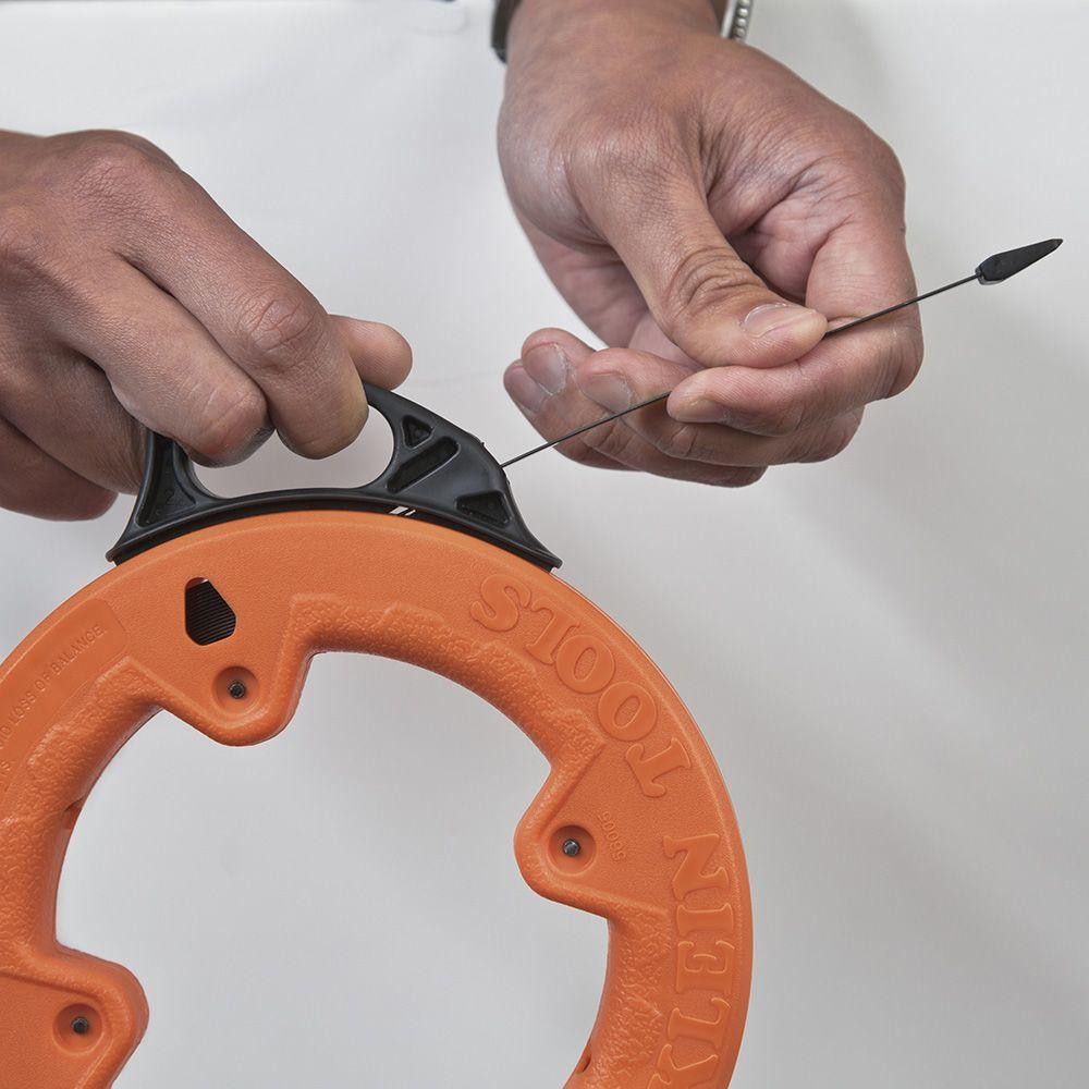 Ruban à poisson en acier de 1/4 de pouce de large, 25 pieds