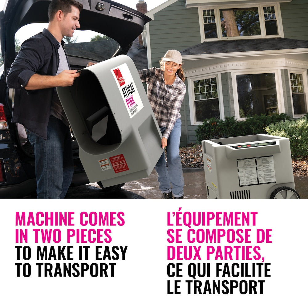 AttiCat Expanding PINK FIBERGLAS Blown-In Insulation (32.6 sq.ft.)