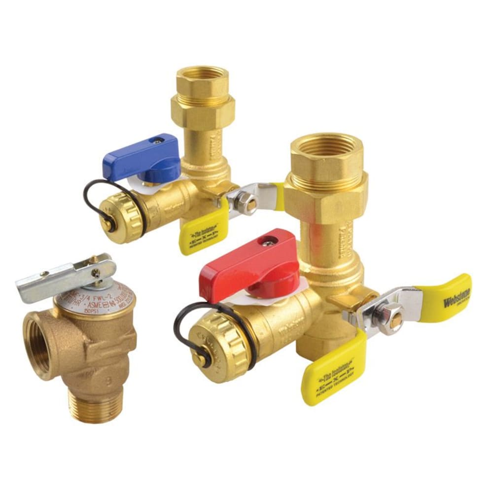 Brass Isolation Valve Kit for Tankless Gas Water Heater