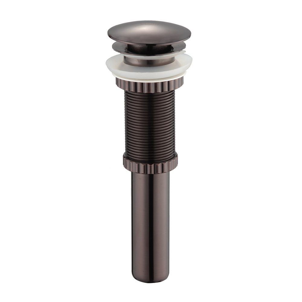 Single Hole 1-Handle Waterfall-Flow Bathroom Faucet in Bronze with Lever Handle