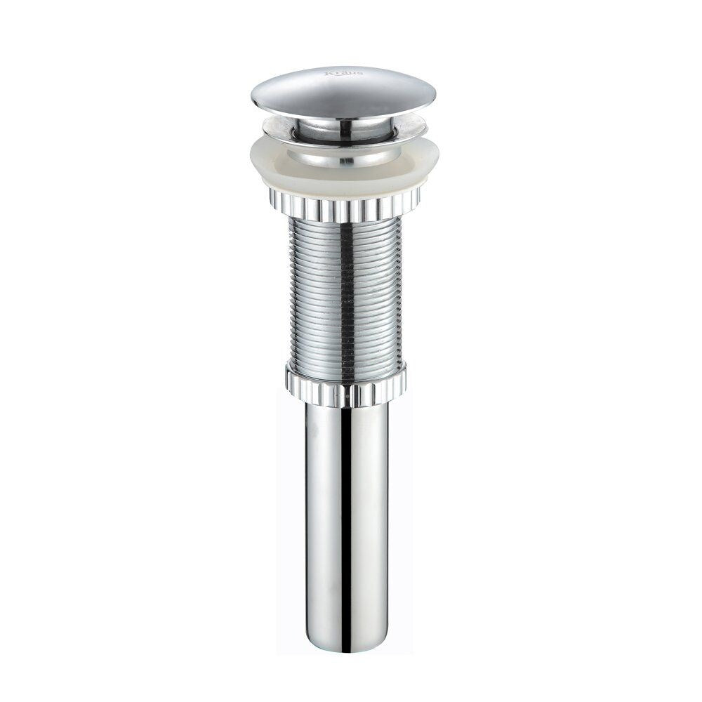 Single Hole 1-Handle Waterfall-Flow Bathroom Faucet in Chrome with Lever Handle
