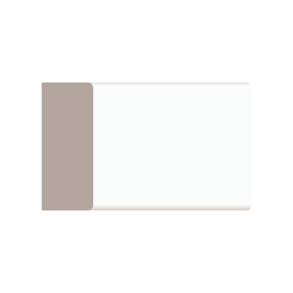 5/8-inch x 1 1/2-inch x 96-inch Modern MDF Painted Decosmart Fibreboard Casing