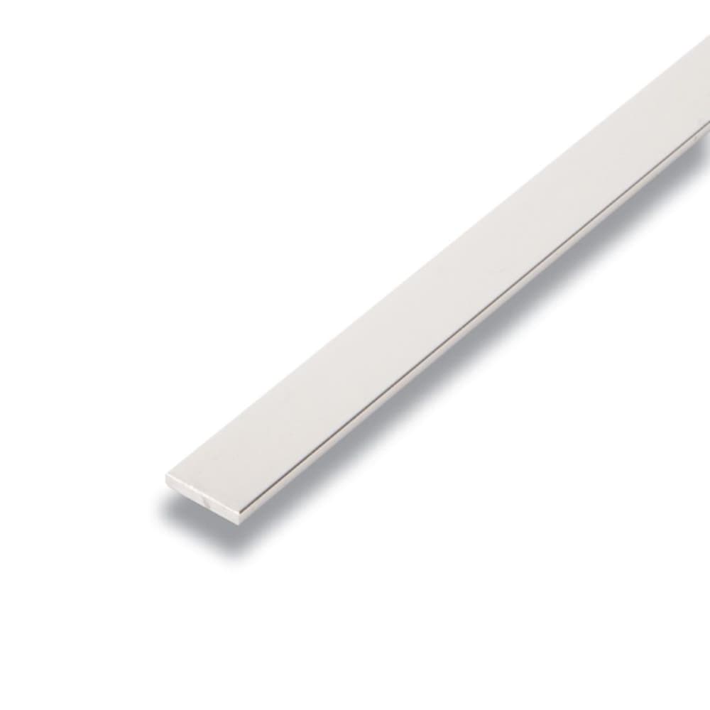 1/8-inch x 1/2-inch x 8 ft. Metal Flat Bar in Mira Lustre