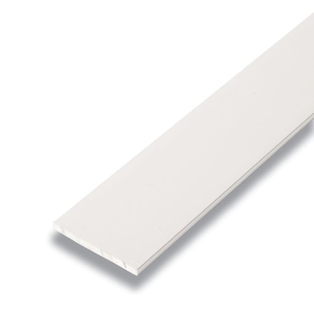 1/8-inch x 1 1/2-inch x 8 ft. Metal Flat Bar in Satin Clear