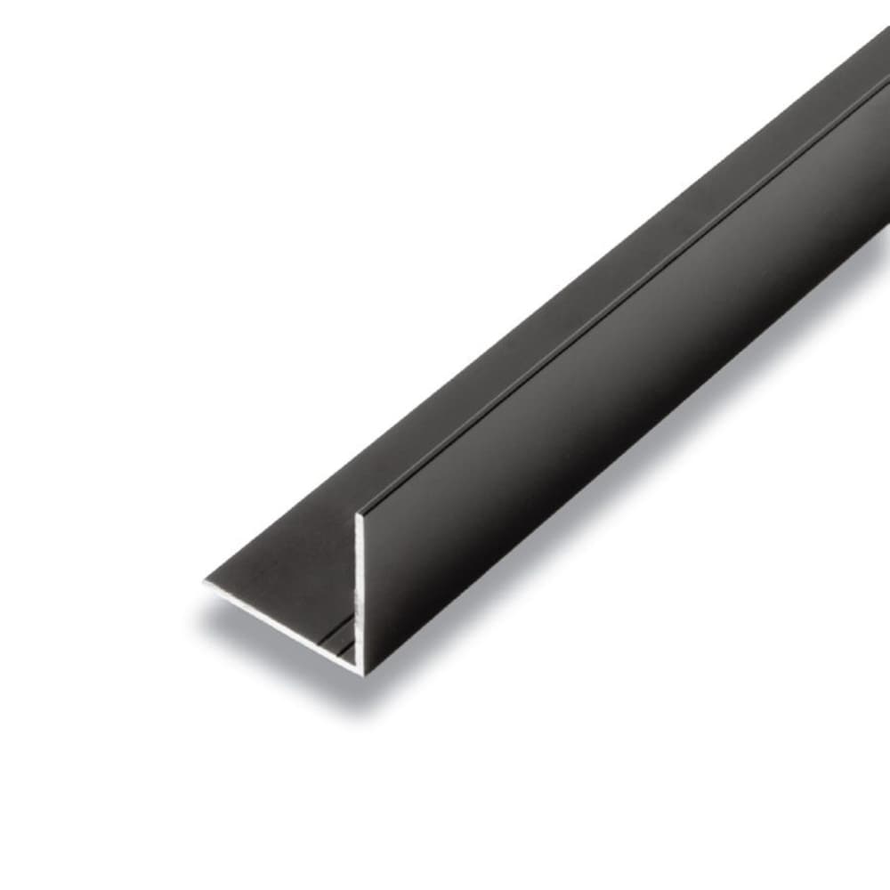 1-inch x 1-inch x 8 ft. Metal Angle in Black