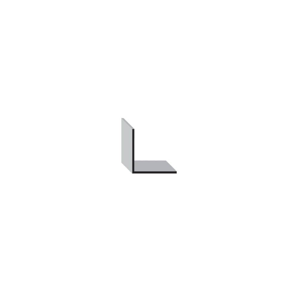 1-inch x 1-inch x 8 ft. Metal Angle in Mira Lustre