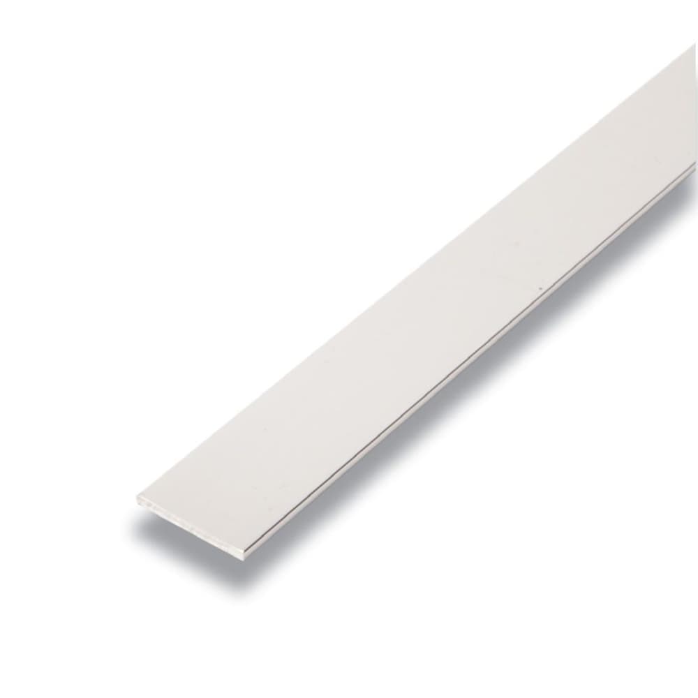 1/8-inch x 1-inch x 8 ft. Metal Flat Bar in Mira Lustre