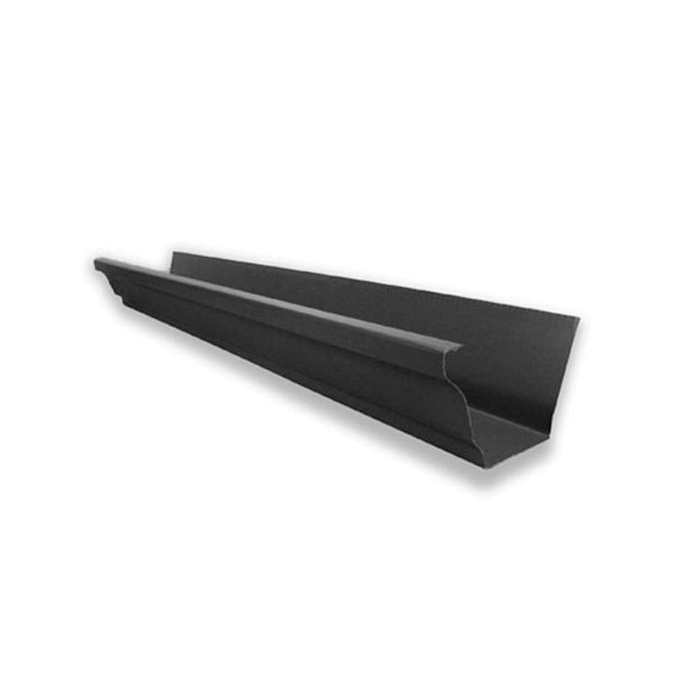 10 ft. x 5-inch Aluminum Gutter (Eavestrough) in Black