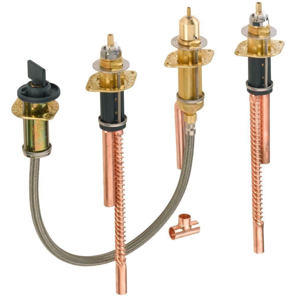 4-hole Roman Tub With Hand Shower Rough-in