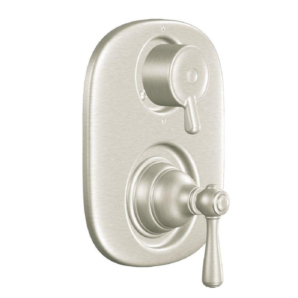 Kingsley 2-Handle Moentrol Valve Trim Kit in Brushed Nickel (Valve Not Included)