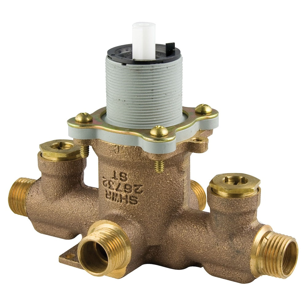0X8 Series Tub and Shower Valve with Integral Stops