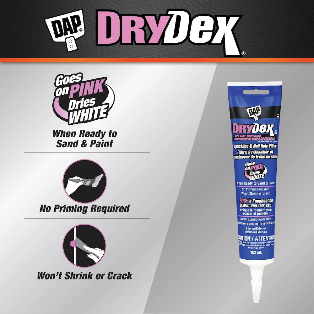Rebouchage DryDex 162 ml dans un tube compressible