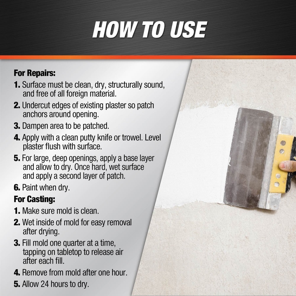 Plaster of Paris White 2 kg (Dry Mix)