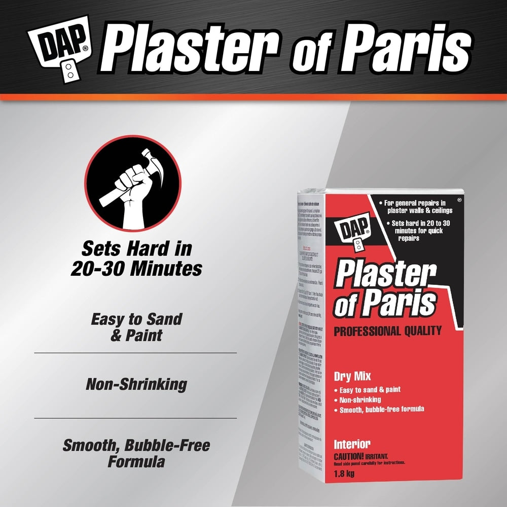 Plaster of Paris White 2 kg (Dry Mix)