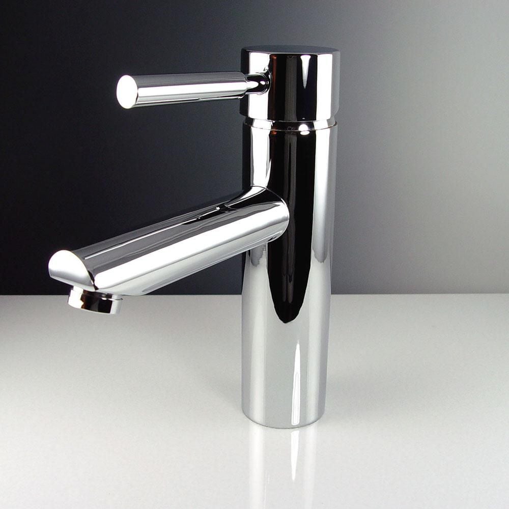 Tartaro Single Hole 1-Handle Low Arc Bathroom Faucet in Chrome with Lever Handle