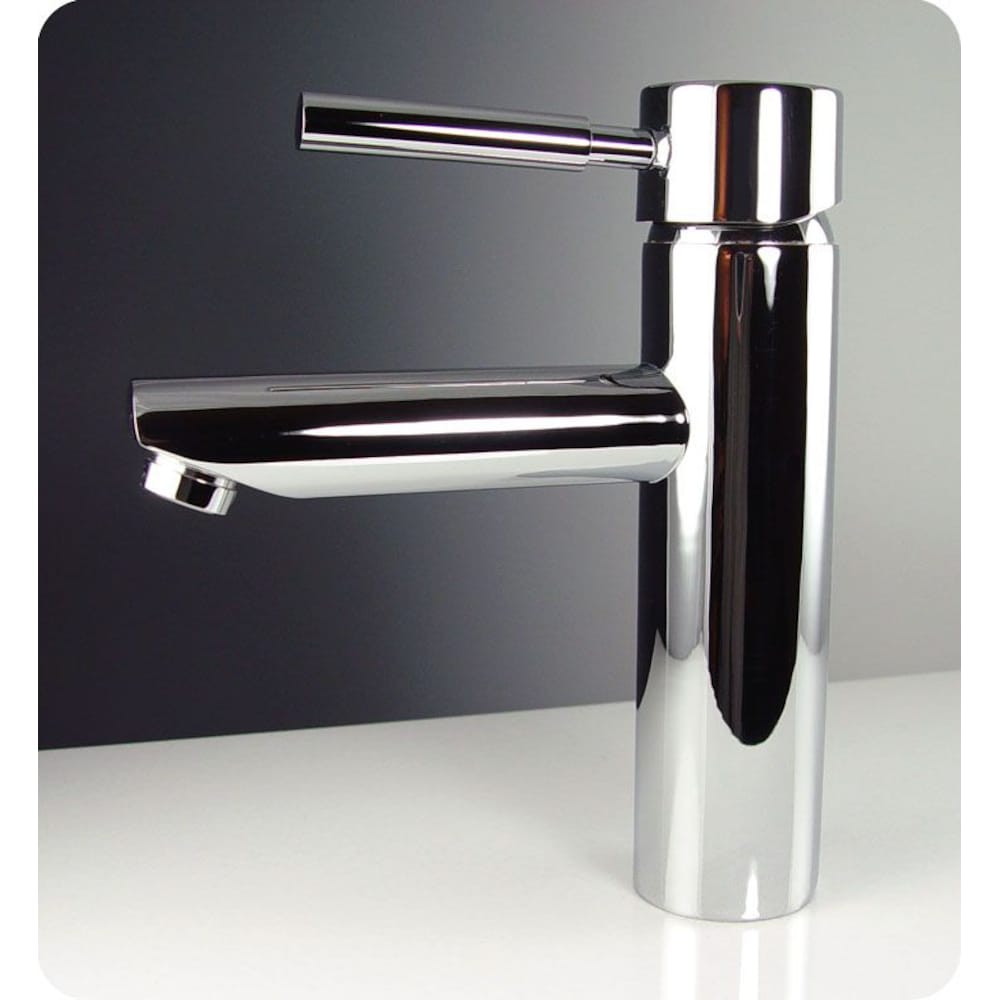 Tartaro Single Hole 1-Handle Low Arc Bathroom Faucet in Chrome with Lever Handle