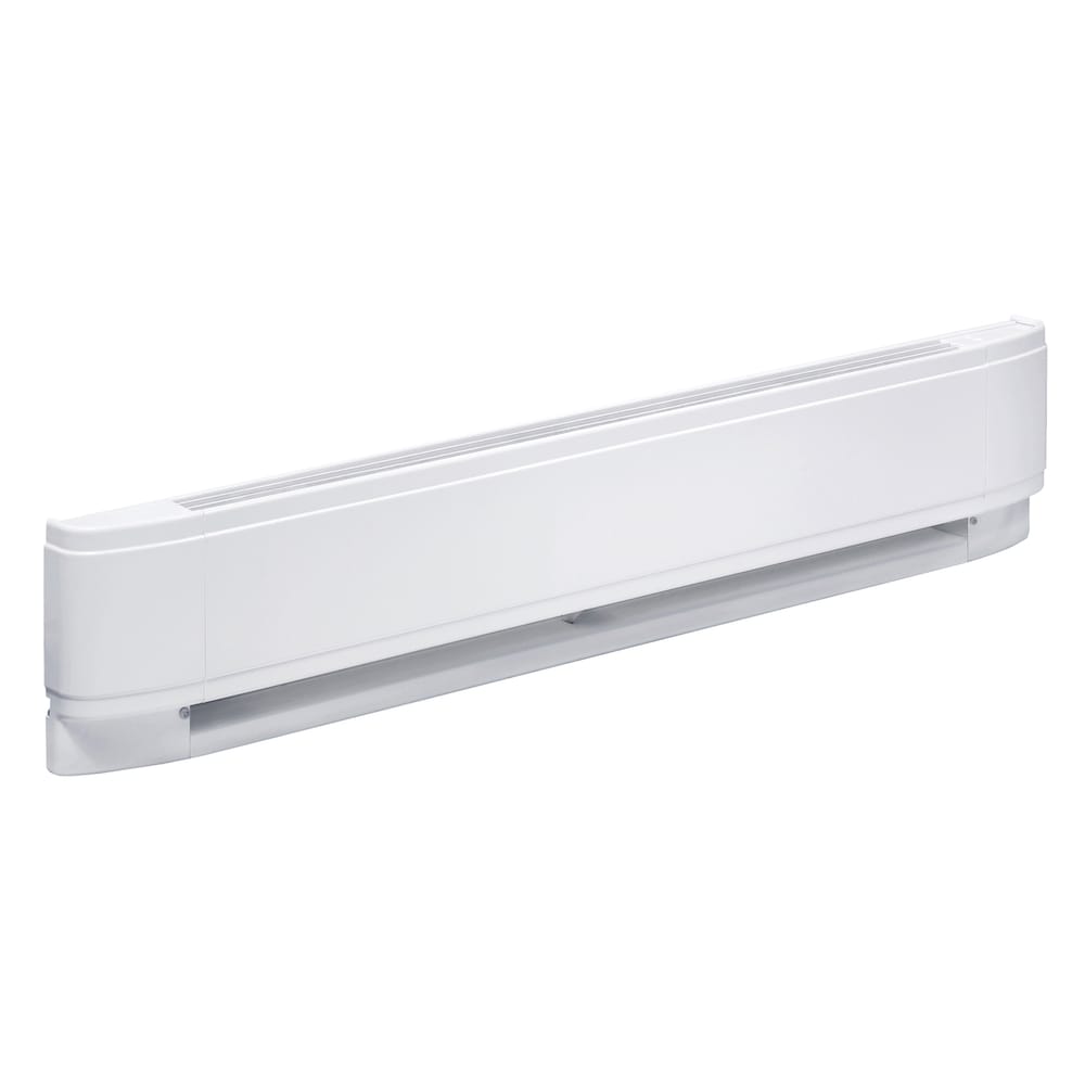 Plinthe chauffante électrique à convection linéaire de 35 pouces, 1 250 W, 240/208 V, en blanc