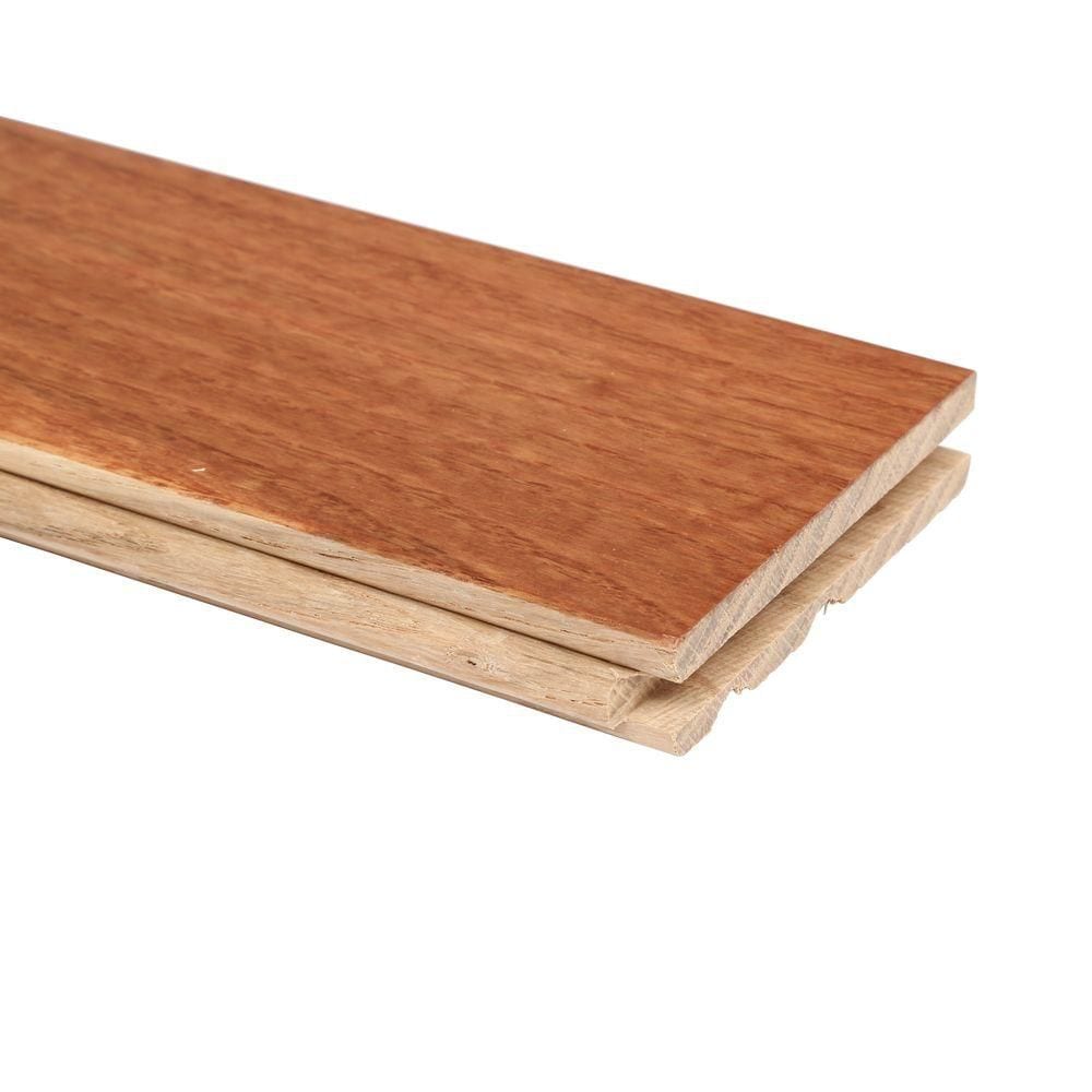 Plancher en bois massif 3-1/4 po x 3/4 po, chêne foncé cuivré (22 pi2/boîte)