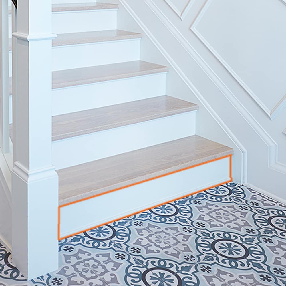 3/4-inch 7 1/2-inch 42-inch Maple/Oak Veneer Stair Riser