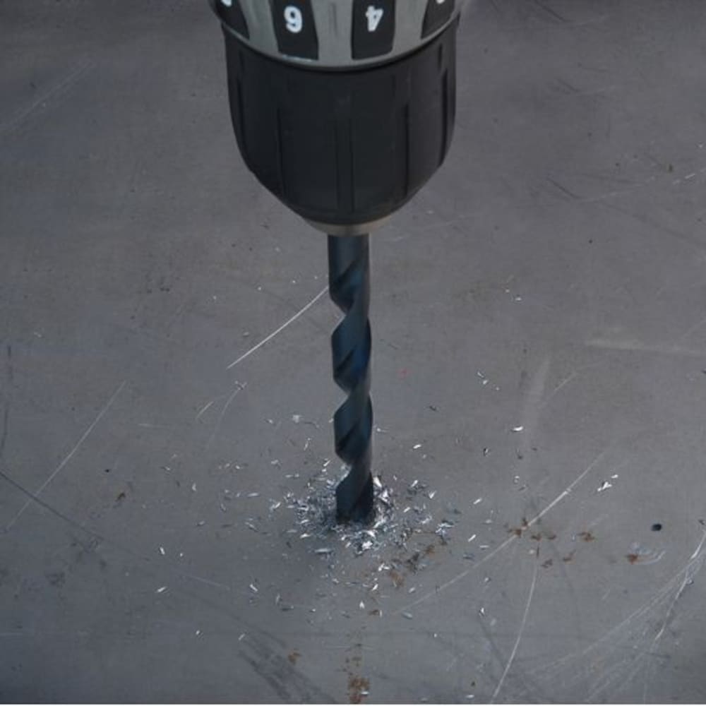 21-Piece Thunderbolt Black Oxide Drill Bit Set